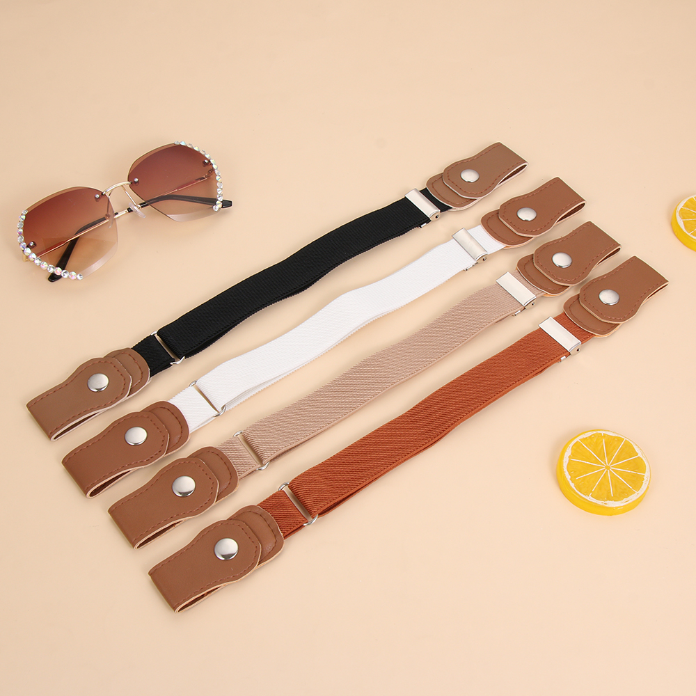 Lucky Thắt Lưng Vải Canvas Co Giãn Không Khóa Có Thể Điều Chỉnh Nhiều Màu Thời Trang Cho Bé Trai Và Bé Gái