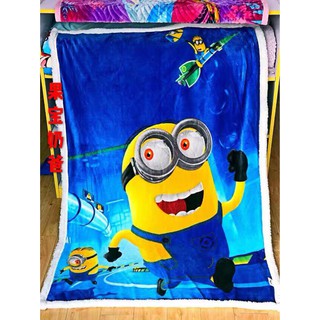 CHĂN CỪU CHO BÉ khổ 1mx1m5 Hoạt Hình 3D dễ thương