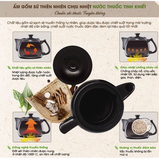 Ấm sắc thuốc bắc Nodacook 2lit và 4lit
