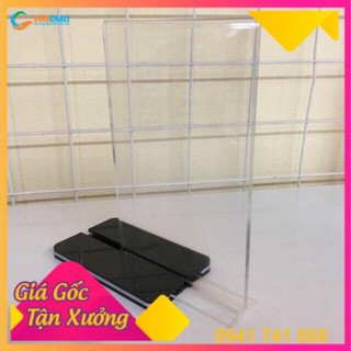 Kệ Menu mica A5  để bàn (14,8 x 21cm)