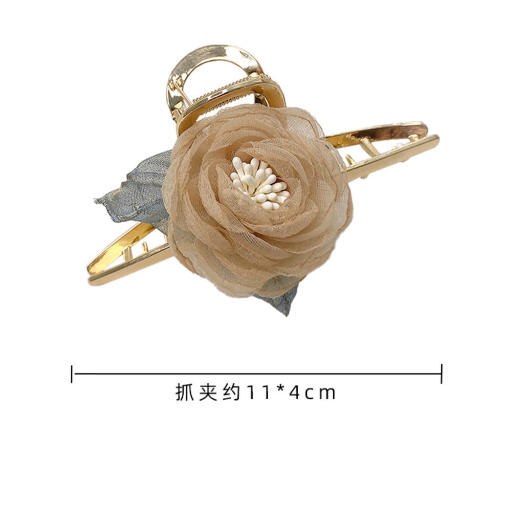 Kẹp Tóc Nữ Hình Hoa Hồng 2022 Sang Trọng