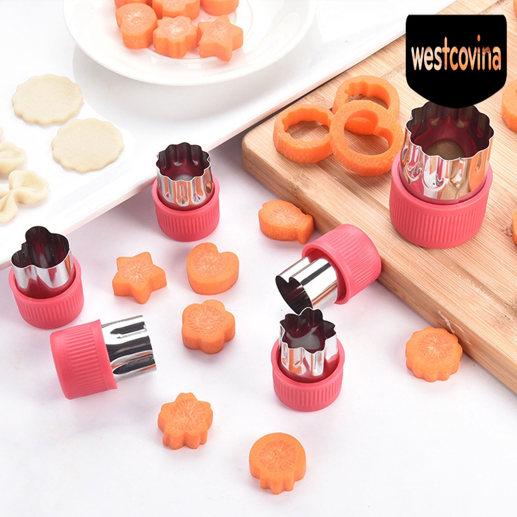 [Hot]☀ Bộ 12 Khuôn Cắt Bánh Hình Bông Hoa