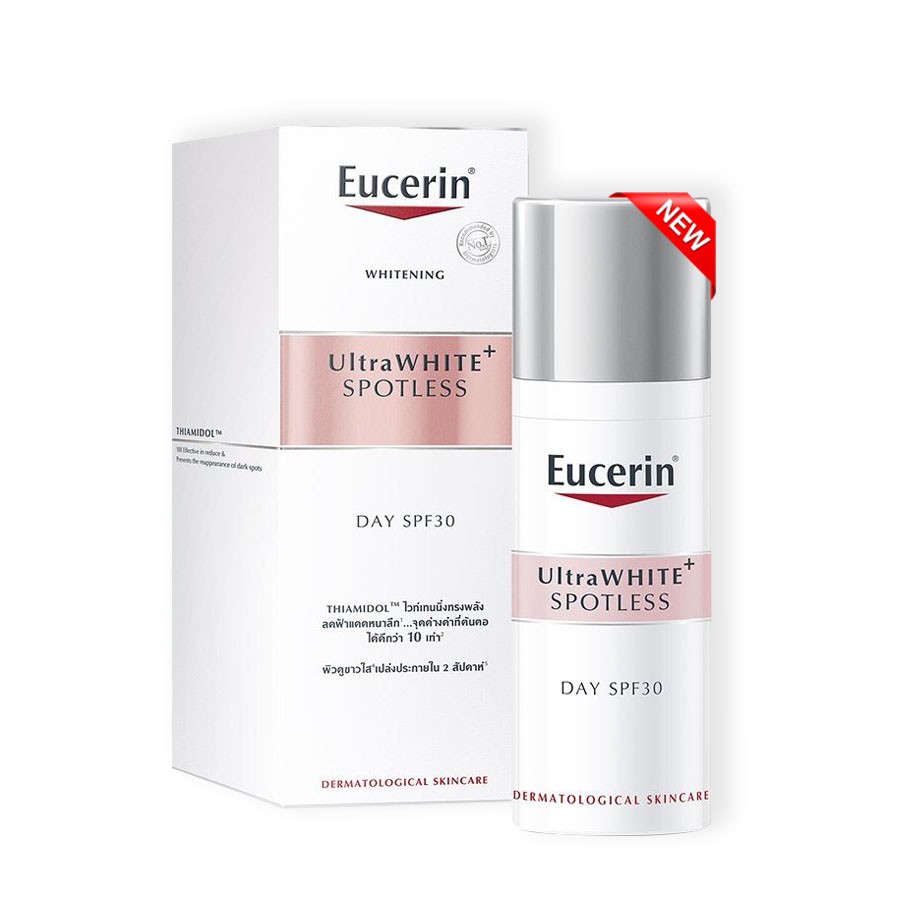 Eucerin Chính Hãng- Kem Dưỡng Trắng Da, Giảm Thâm Nám Ban Ngày/Đêm Eucerin Ultra White Spotless NIGHT/DAY SPF30 50ml