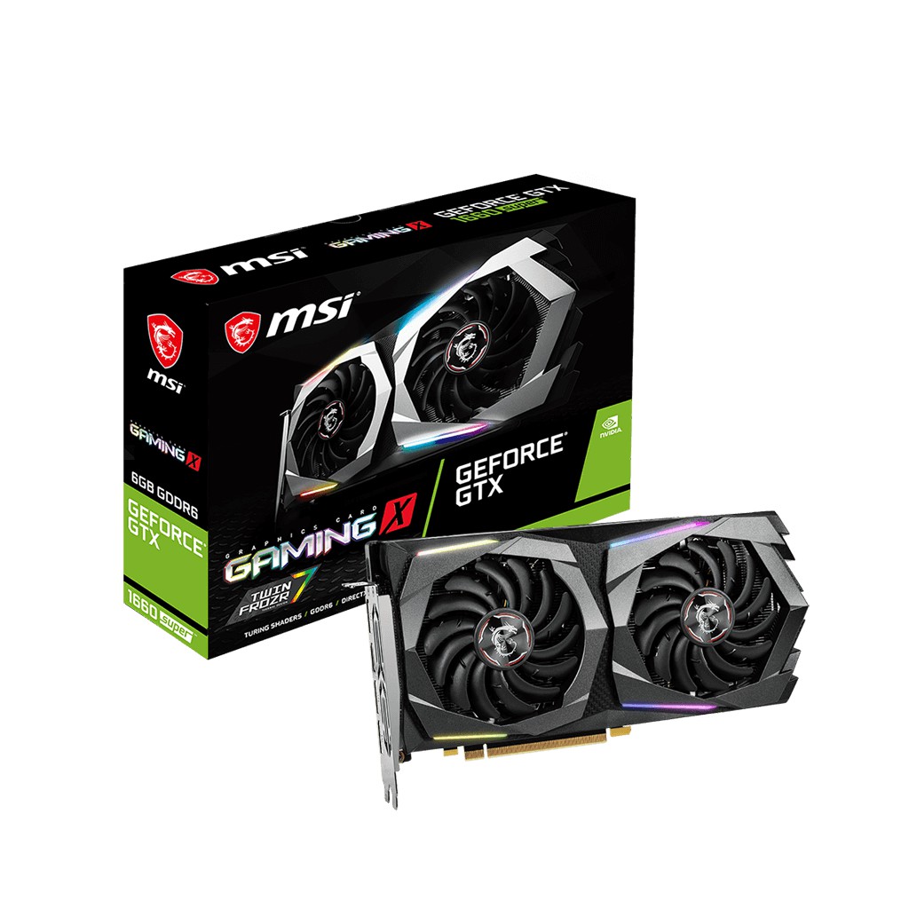 VGA MSI GTX 1660 SUPER GAMING X 6G GDDR6(chính hãng New 100%)