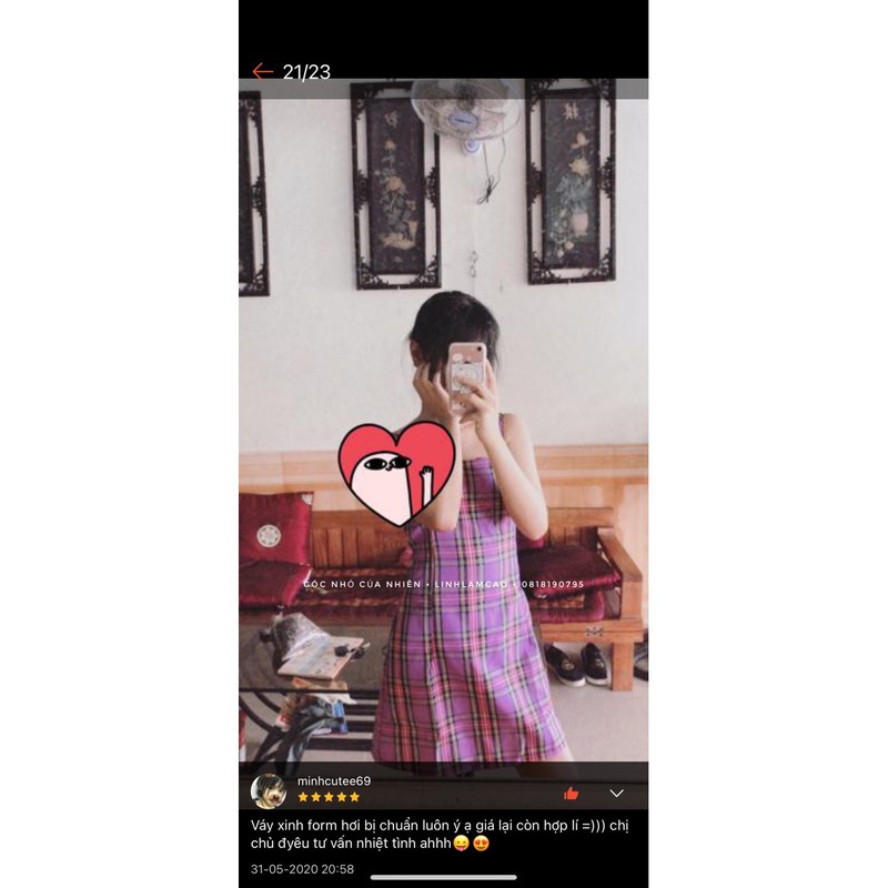 Váy Hai Dây Dáng Ngắn Kẻ Caro Nhiều Màu Có Sẵn (ẢNH THẬT+VIDEO) | BigBuy360 - bigbuy360.vn