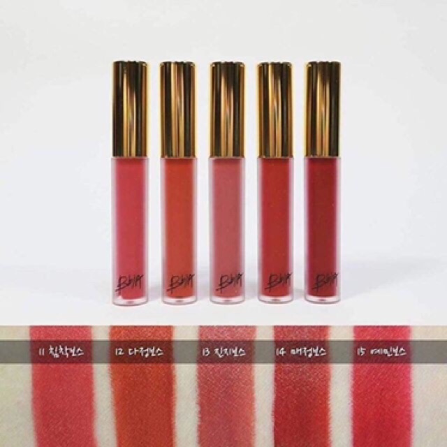 Son kem Bbia Last Velvet Lip Tint Ver 1 2 3 4 5 màu 02-12-25-36-38-39