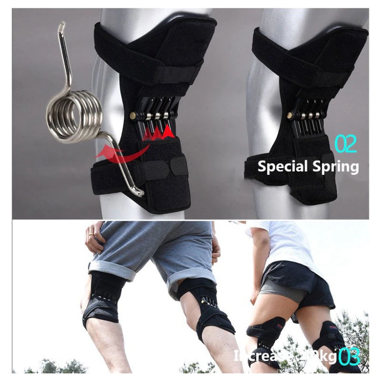 [ 1 Đôi ]KHUNG HỖ TRỢ KHỚP GỐI PowerKnee - NÂNG ĐỠ ĐÔI CHÂN - TRỢ LỰC VÀ BẢO VỆ ĐẦU GỐI Nhập ÂU