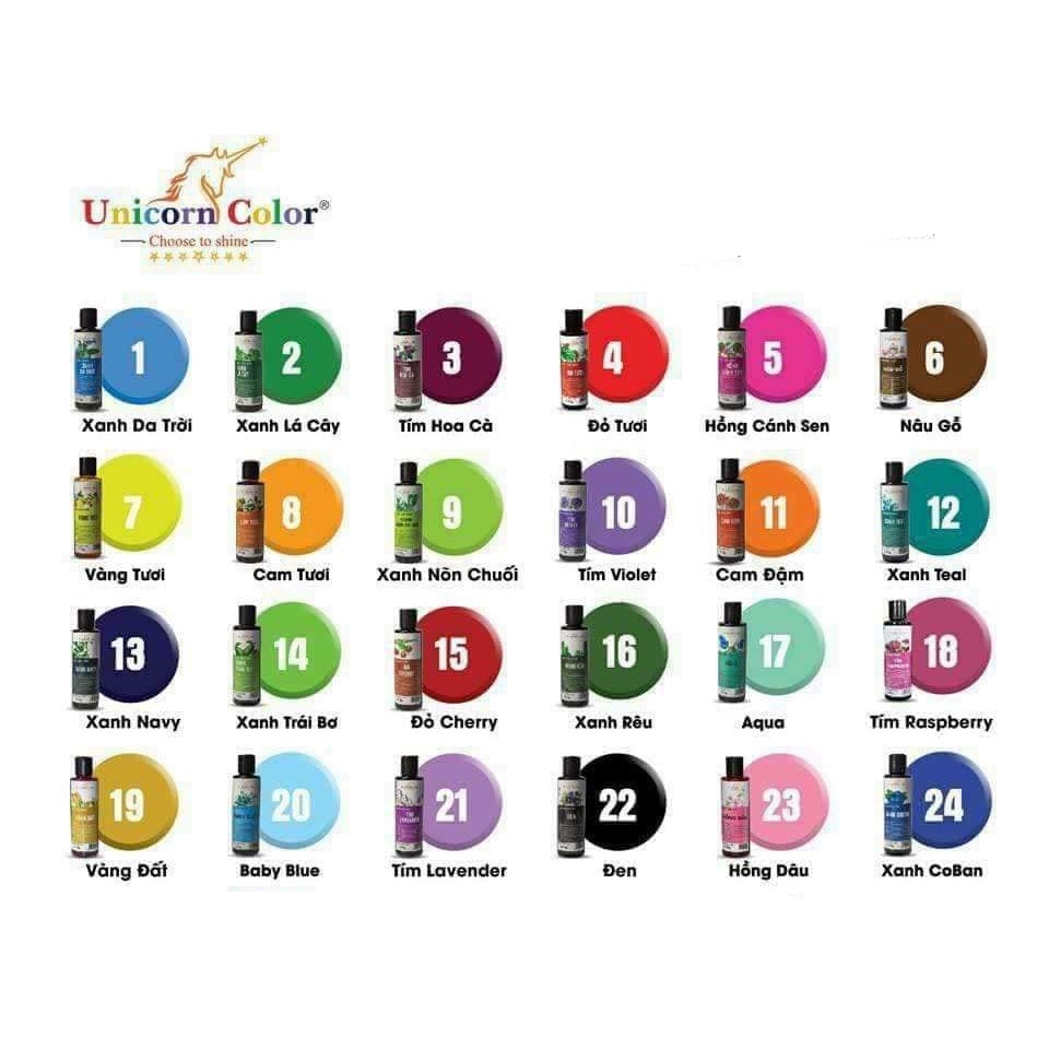 Màu thực phẩm Unicorn chai 210g