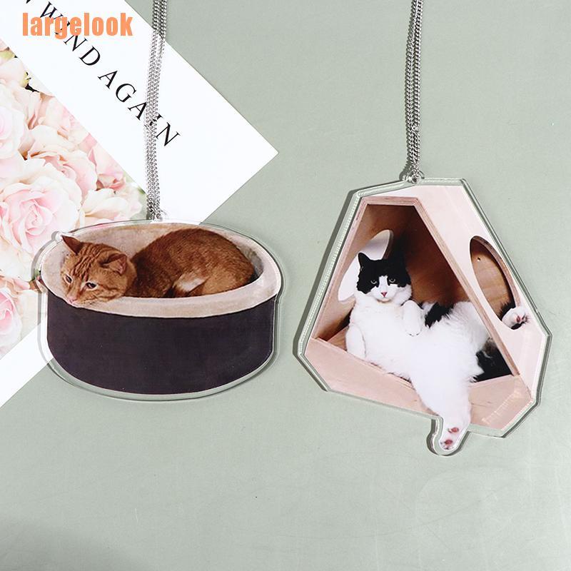 Phụ kiện treo trang trí xe hơi phòng ốc hình chú mèo bay xinh xắn đáng yêu