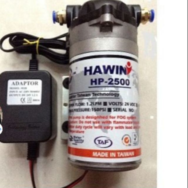 Bộ phun sương hawin 2500 kèm 10 béc phun 15m dây và cốc lọc