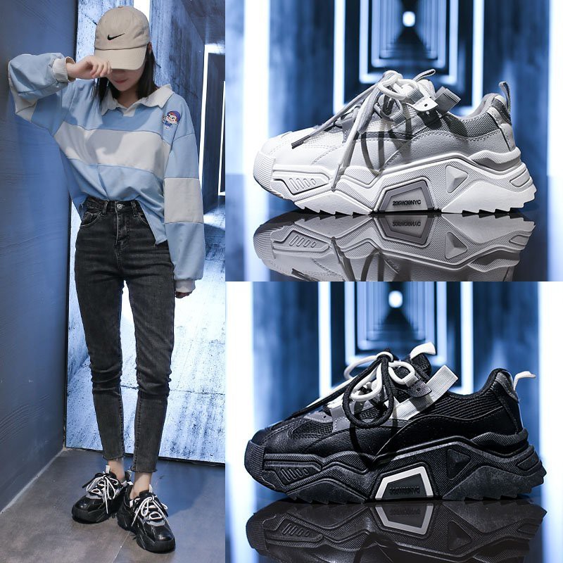 [Xu hướng hàn quốc] Giày thể thao nữ, Giày dép nữ ULzzang Sneakers😍 Phản quang⚡️3 màu có sẵn (233)