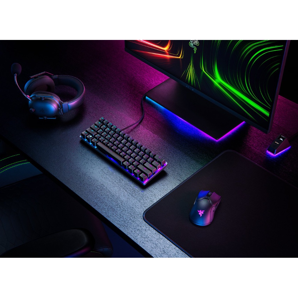 Bàn phím cơ có dây Razer Huntsman Mini Analog Size 60% | Switch Analog | Switch PBT Double | 100 triệu lần nhấn |Led RGB