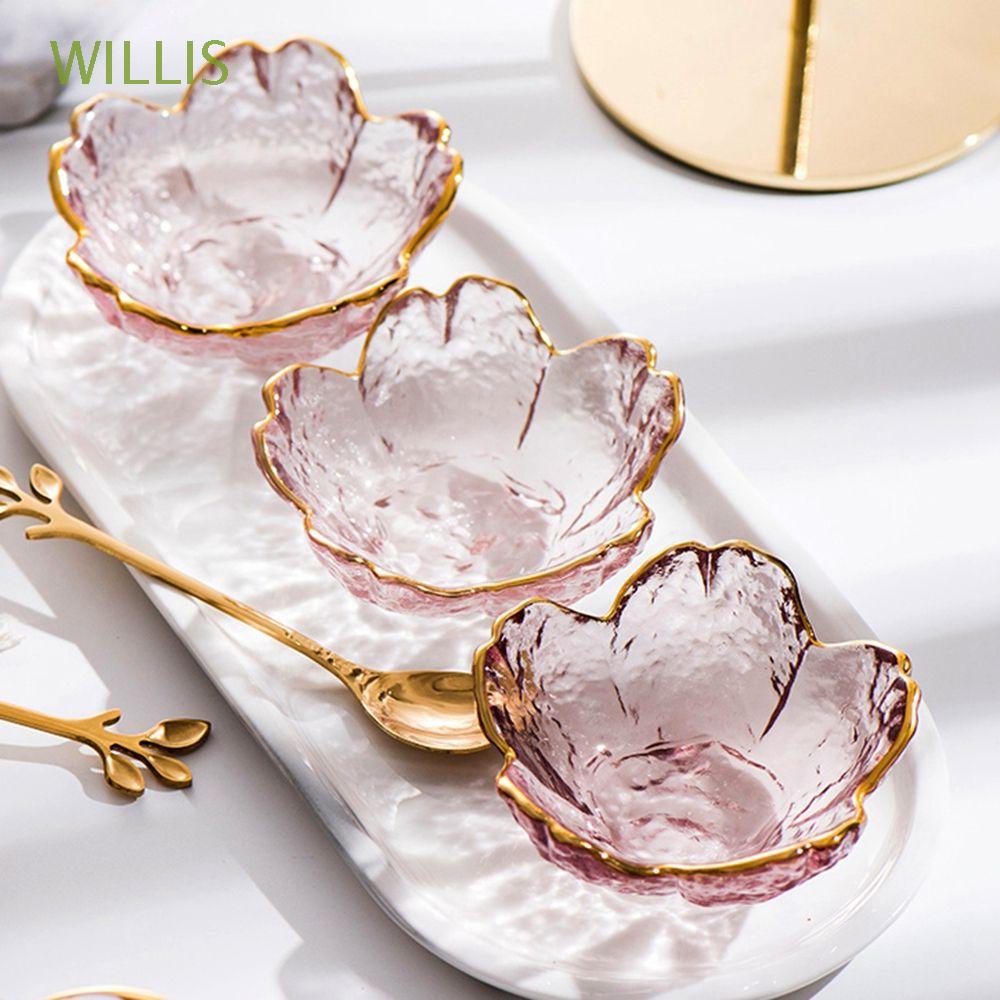 Chén thủy tinh đựng nước chấm hình hoa anh đào phong cách bắc âu