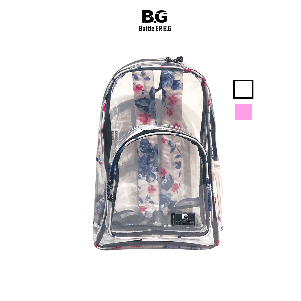 Balo BATTLE ER B.G B.B Trong Suốt Unisex Streetwear Backpack