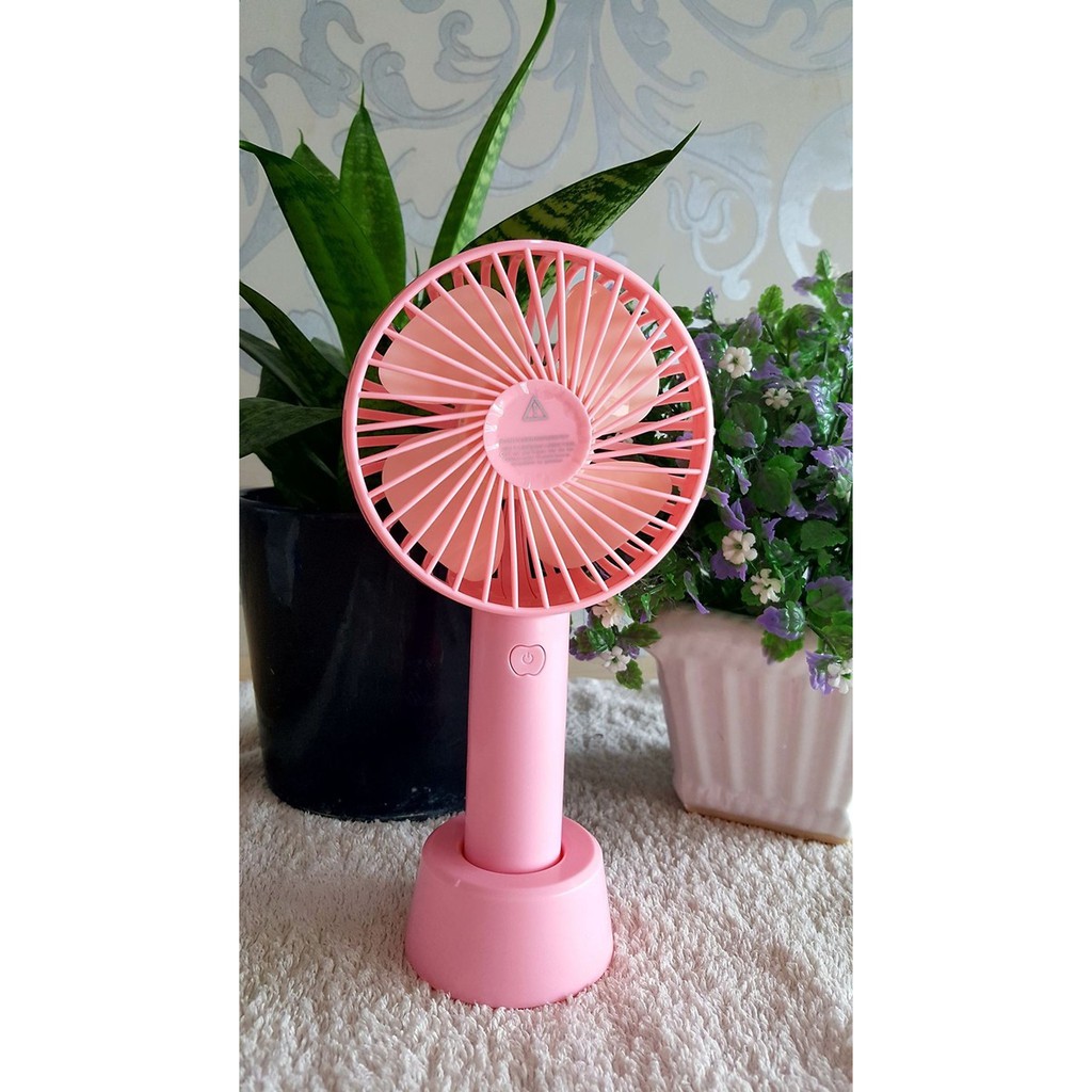 ✖☜Quạt Sạc Tích Điện USB mini Fan - Kèm Pin và Cáp Chân đế sạc, cầm tay,quạt để bàn,quạt usb,quạt mini,máy