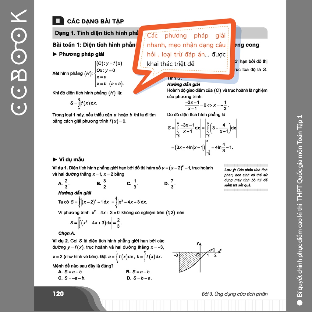 Sách - Bí quyết chinh phục điểm cao kì thi THPT Quốc gia môn Toán Tập 2 - Ôn thi đại học - Chính hãng CCbook