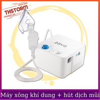 Bộ "2 Trong 1" Máy Khí Dung Xông Mũi Họng Và Hút Dịch Mũi Nova Air / Zava Z350 thở khí rung kiểu Omron Rossmax Thstorm