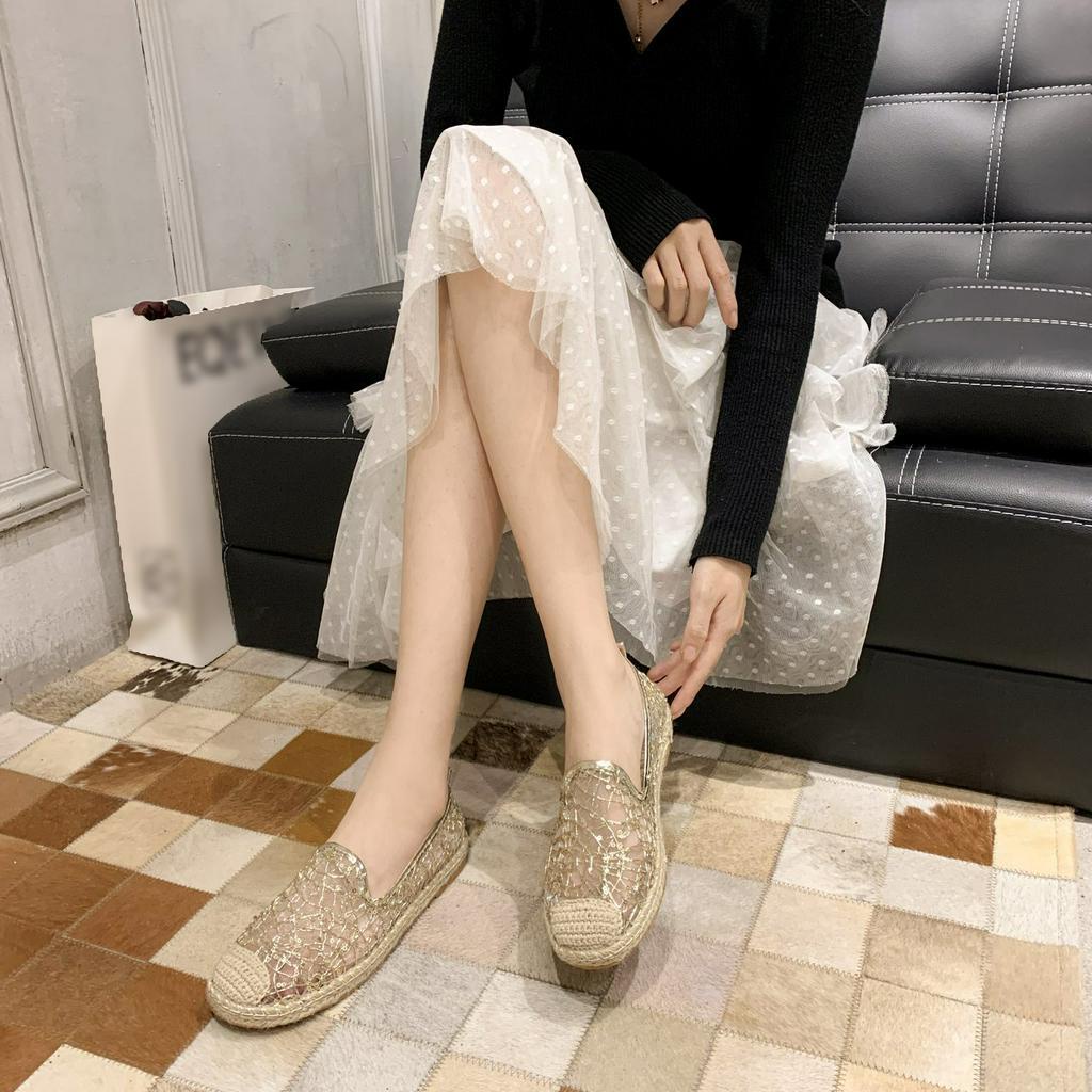 Giày búp bê đế bằng đơn giản thời trang cho nữ