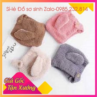 Mũ lông cừu dày dặn, ấm áp cho bé mùa đông