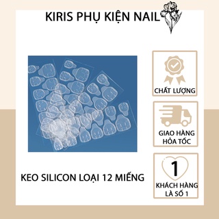 Keo silicon loại 12 miếng dán móng- keo dán nailbox