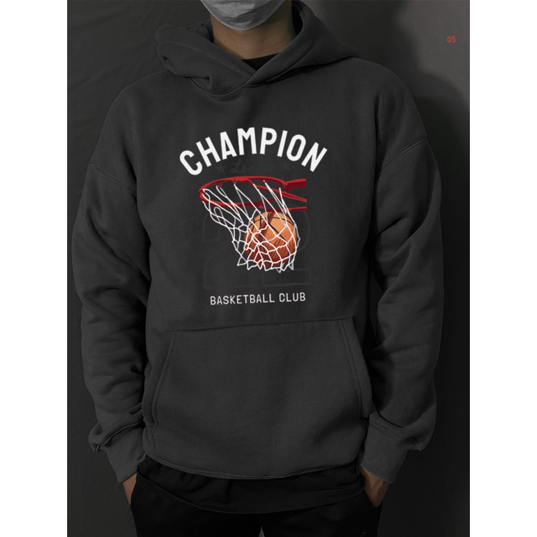 Áo Hoodie Unisex đôi  form rộng nam nữ BASKETBALL CLUB vải Nỉ Bông BASKETBALL CLUB- TDA05