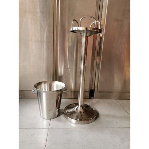 Xô ngâm rượu vang, sâm panh Inox 5L rất sang trọng hàng cao cấp