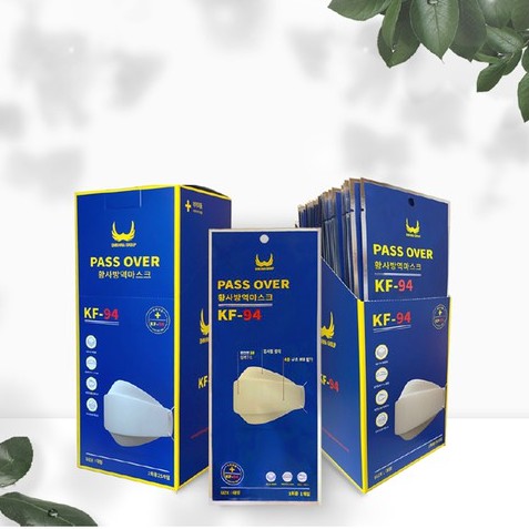 KHẨU TRANG Y TẾ HÀN QUỐC (1TÚI/1 CÁI) KF94 PASS OVER 4 LỚP CHỐNG BỤI MỊN 94%