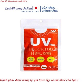 Viên uống chống nắng UV Plus Block100 Nhật Bản 45 viên