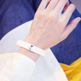 Vòng tay silicon Ulzzang Yes No MS003