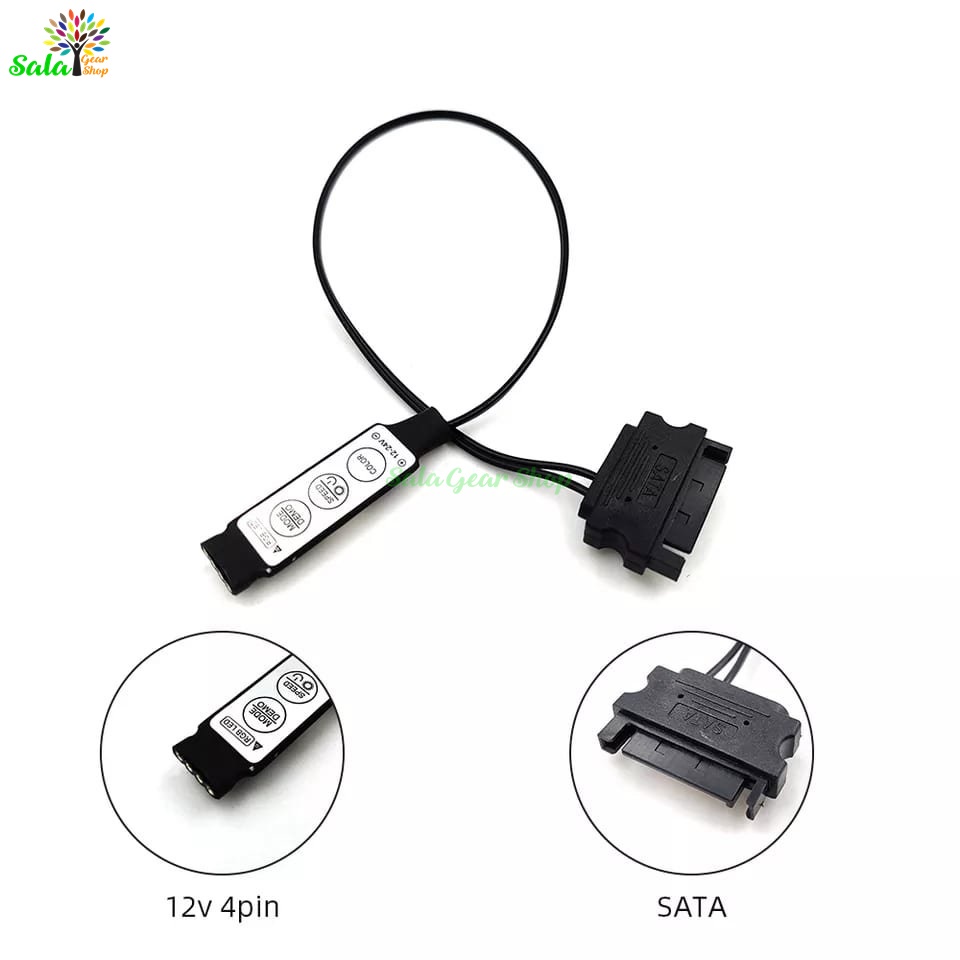 Control LED  ARGB 5v - RGB 12v thủ công (Không remote) | Sala Gear Shop