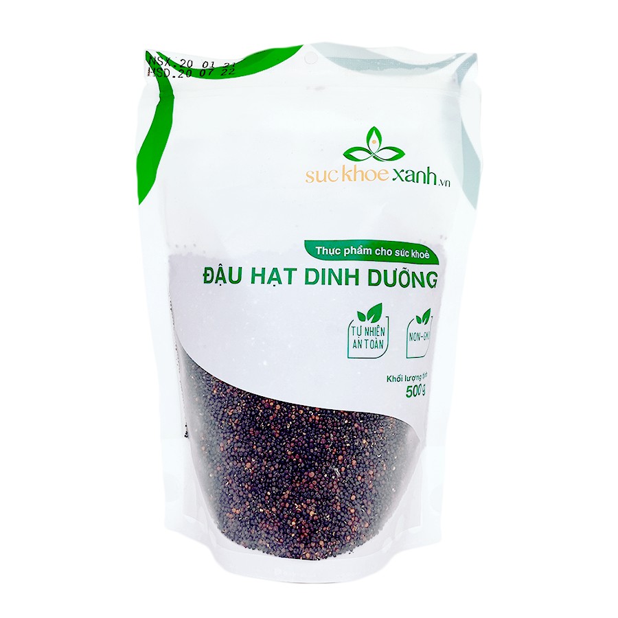 Hạt quinoa đen (diêm mạch) hữu cơ Peru-Nam Mỹ 500g