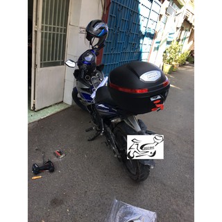 Combo thùng xe Exciter 150, thùng Givi B270N và baga Givi Exciter 150, hàng chính hãng, bảo hành 2 năm