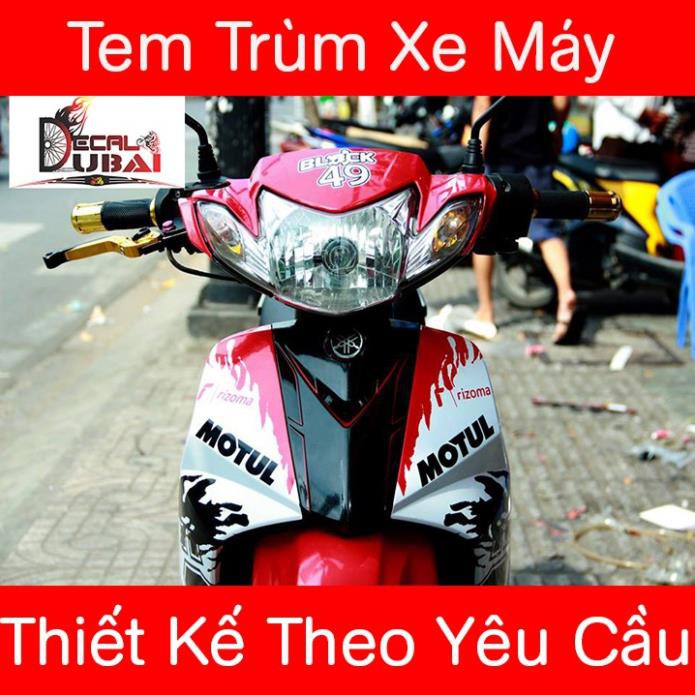 Tem Trùm Sirius Motul Trắng Đỏ