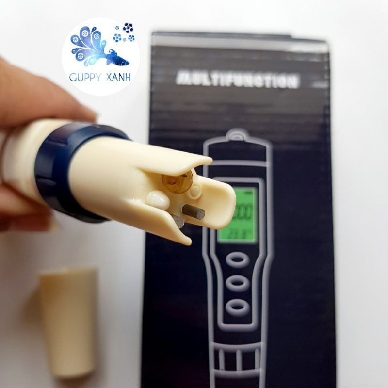 Bút đo chất lượng nước 5 in 1 - Đo pH , TDS, độ mặn, Nhiệt độ - GuppyXanh