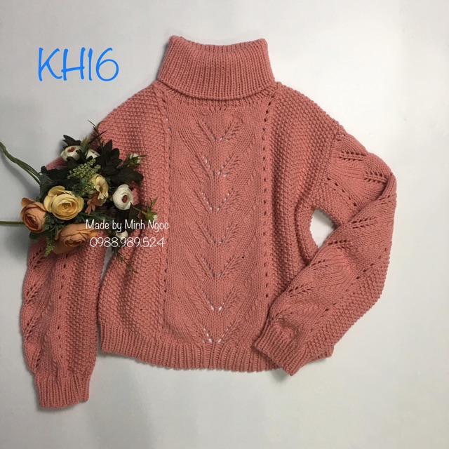KH16 - Khoá học đan áo cổ lọ nữ dáng thụng