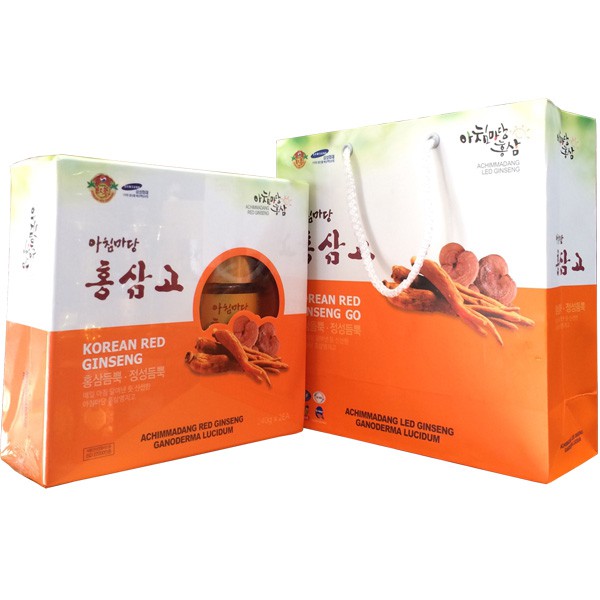 Cao linh chi nhân sâm Hàn Quốc Achimmadang Hộp 2 lọ 240g