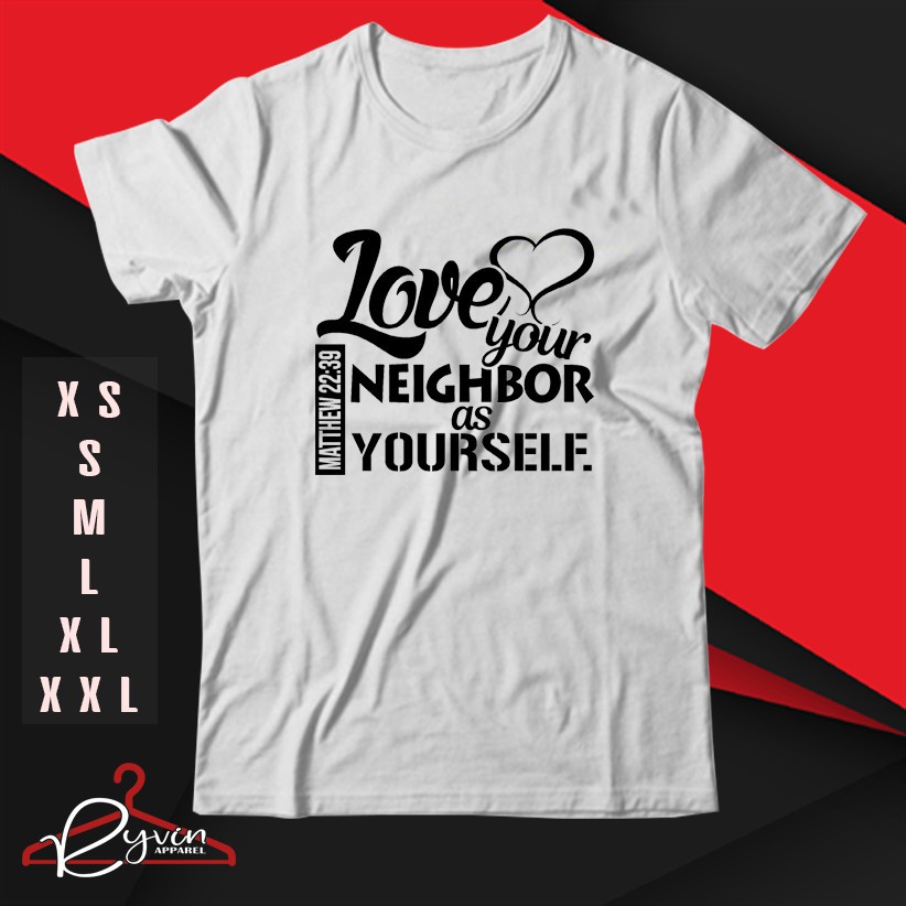 🔥HOT🔥 Áo thun BIBLE VERSE LOVE YOURSELF TREND TEES cực ngầu