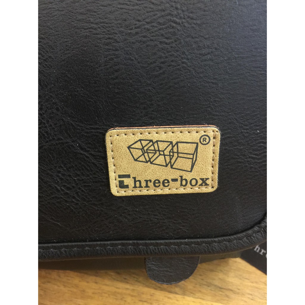 CẶP, TÚI ĐEO CHÉO DA THREE-BOX 05 ĐI HỌC ĐI CHƠI CHỐNG NƯỚC BẢO HÀNH CHÍNH HÃNG 5 NĂM