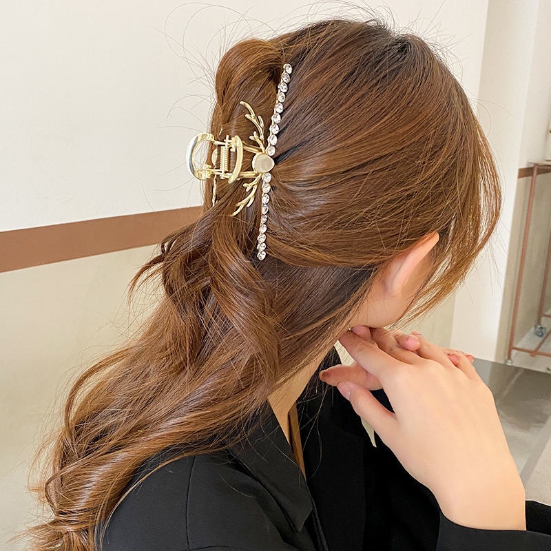 Kẹp tóc kim loại hình sừng hươu