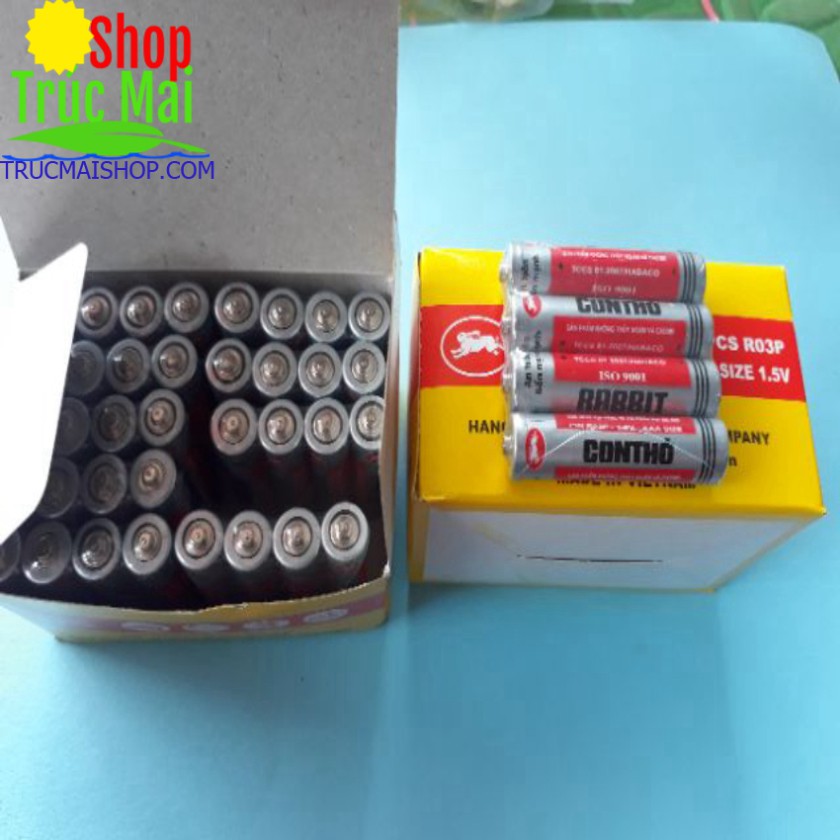 Hộp 30 viên pin con thỏ thế hệ mới( R03P)