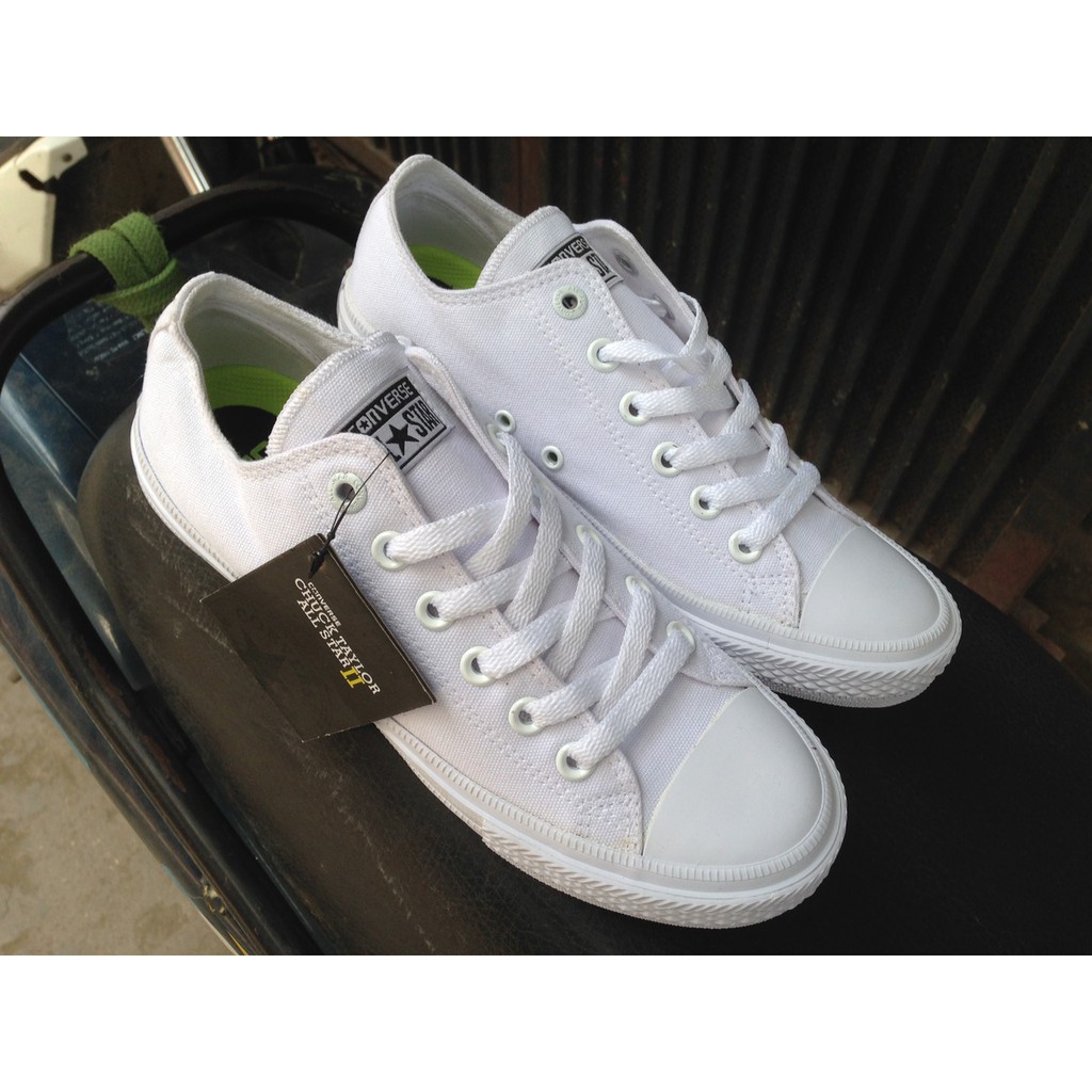 [SALE GIÁ GỐC] Giày Converse Chuck 2 thấp cổ màu Trắng (Full All White)