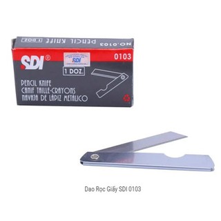 Sdi 0103-Hộp 12 dao rọc giấy