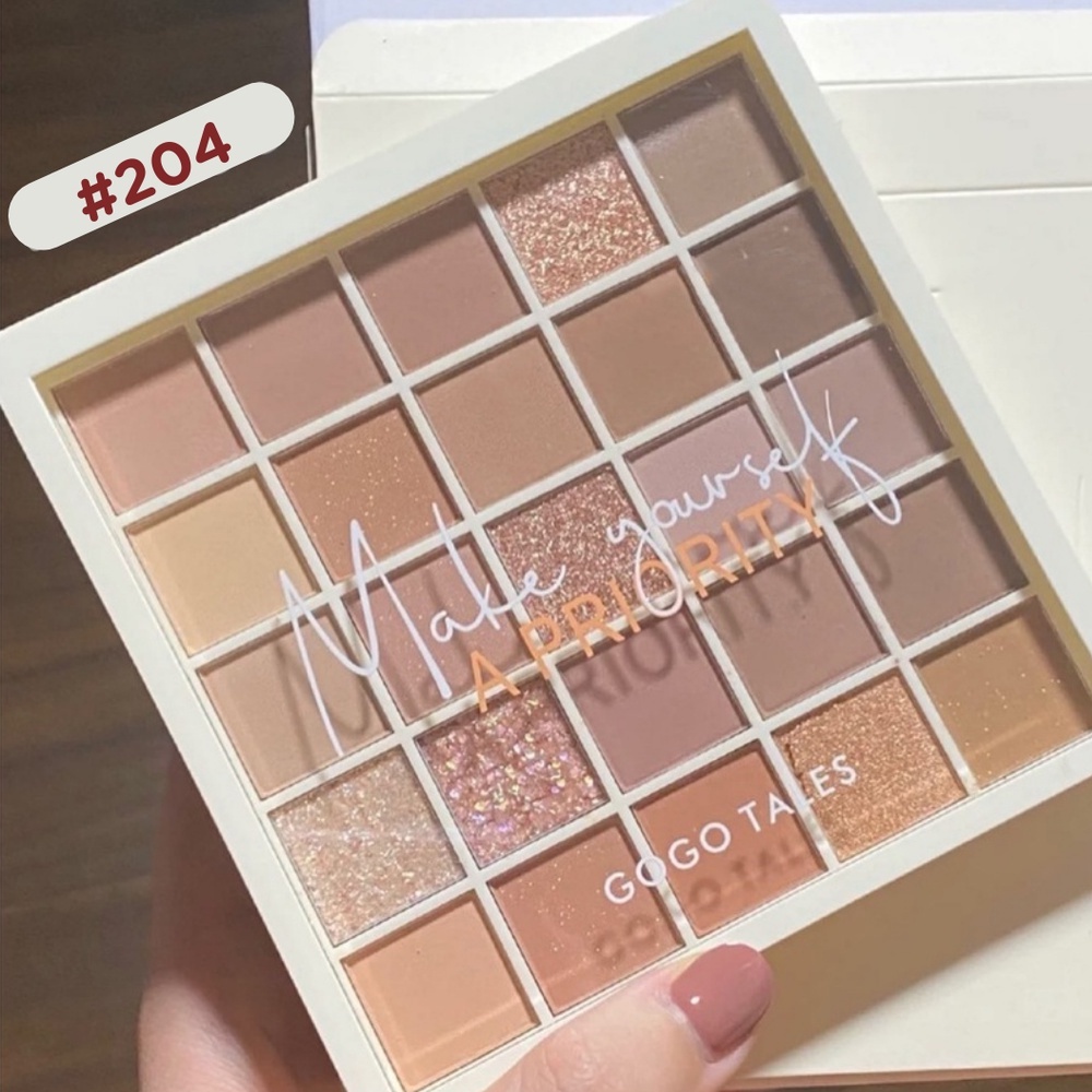 Bảng phấn mắt Make yourself priority 204 GOGO TALES 25 ô GT282 NPP Shoptido