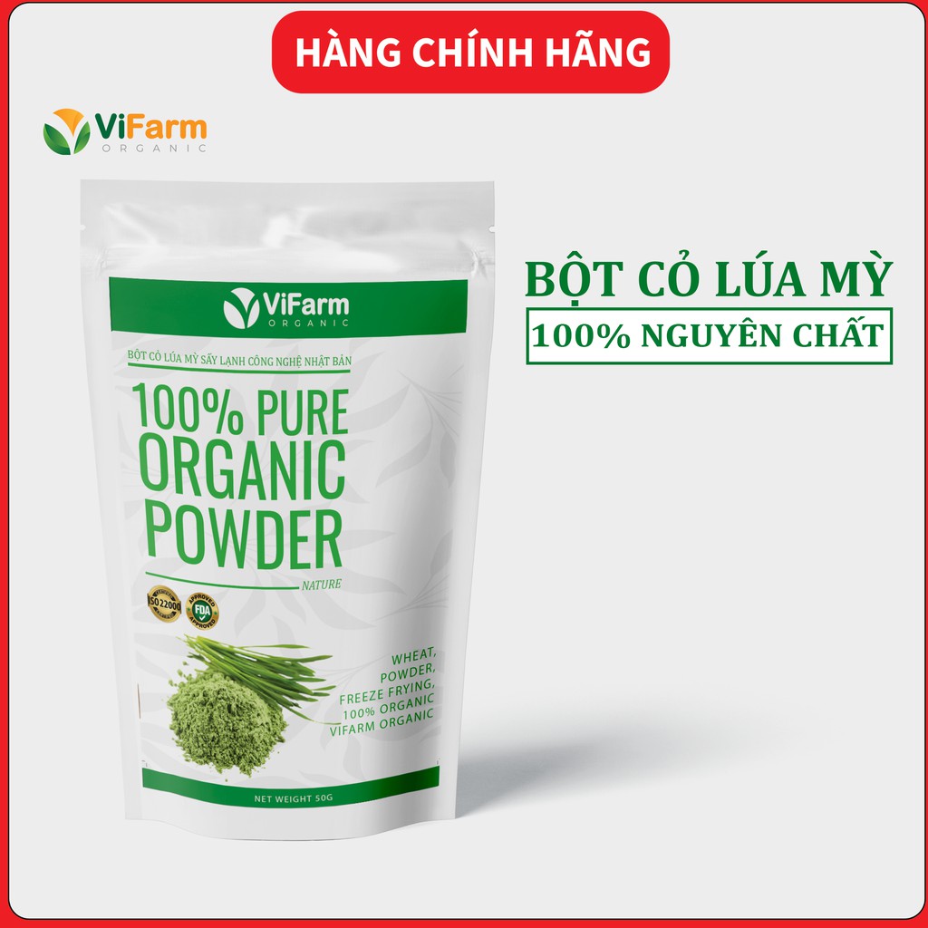 Bột Cỏ Lúa Mì Nguyên Chất 100% 50g