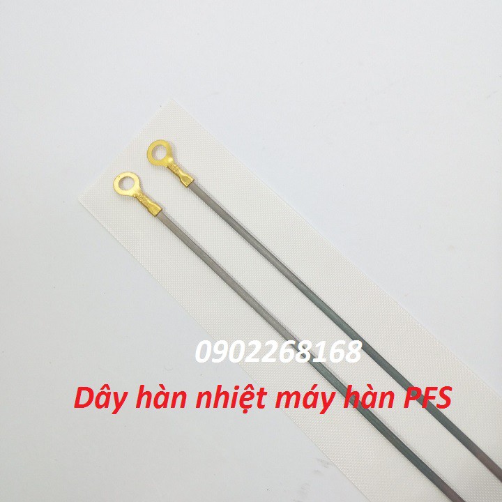 Dây hàn nhiệt thay thế máy hàn miệng túi pfs 200 / 300 / 400 | Máy dập chân M2-300/400/500 kèm vải chịu nhiệt