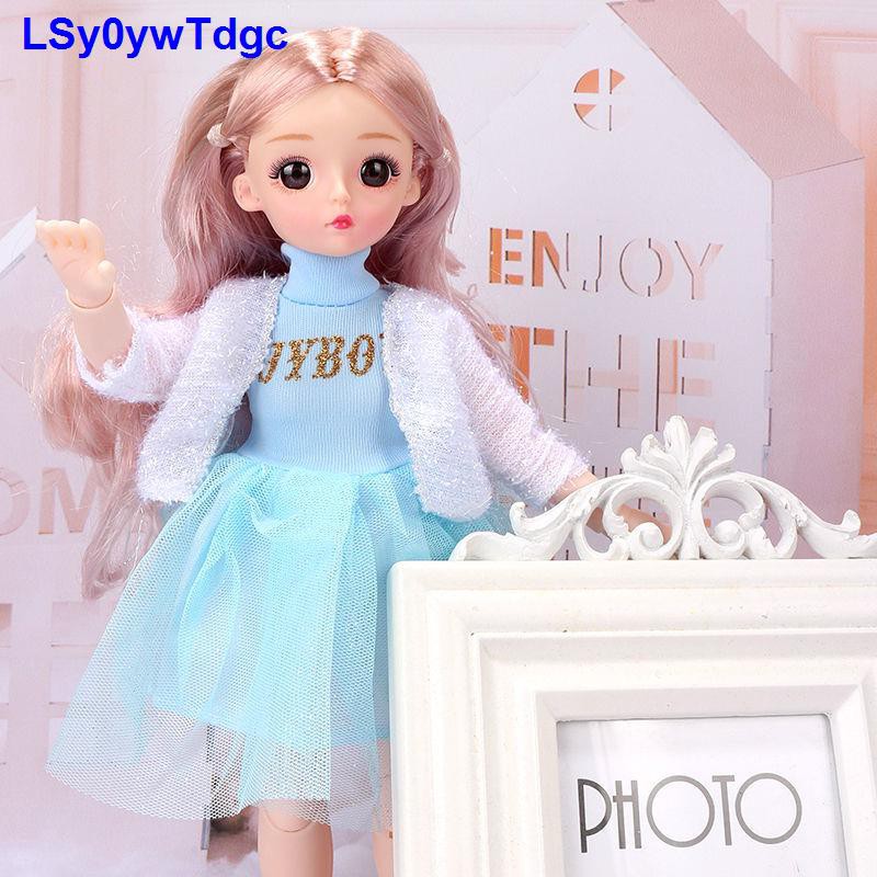 Công chúa búp bê barbie lớn tập 23 chung lưới bjd màu đỏ trẻ em quà tặng sinh nhật bé gái