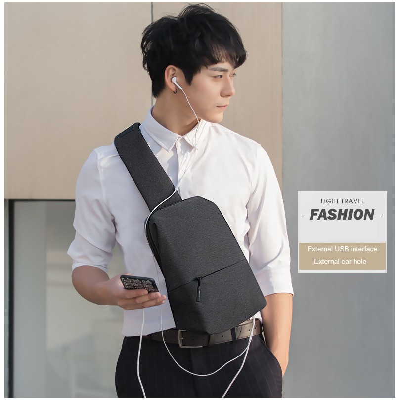 Túi Đeo Chéo Nam Nữ Vải Oxford Đẹp Phong Cách Thời Trang Hàn Quốc Senkey &amp; Style X370