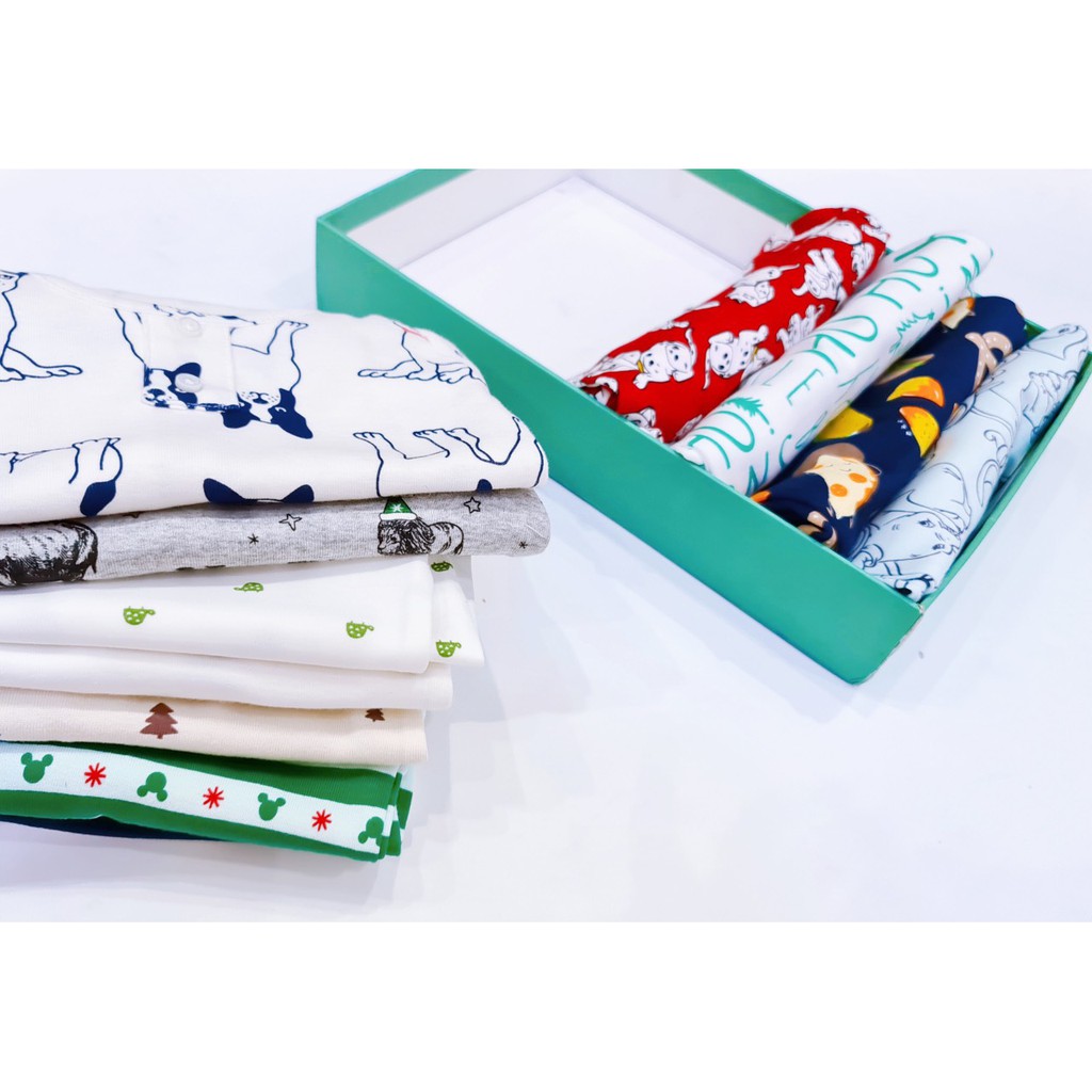 Bộ Ngắn Tay Cotton Thun Cao Cấp Xuất Hàn Bé Trai Phối Nút Trước - HM044 Homikids