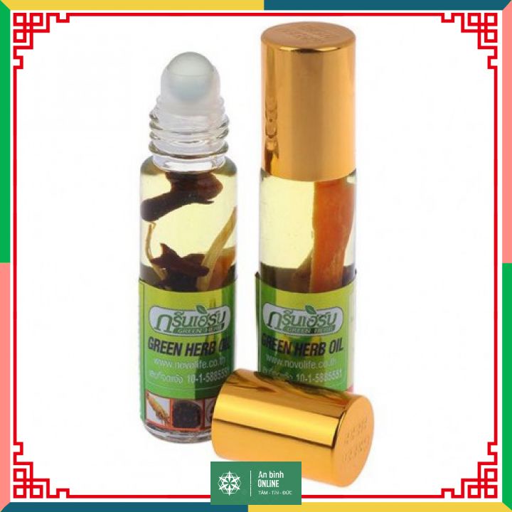 Dầu lăn sâm chính hãng Green Oil  Thái Lan
