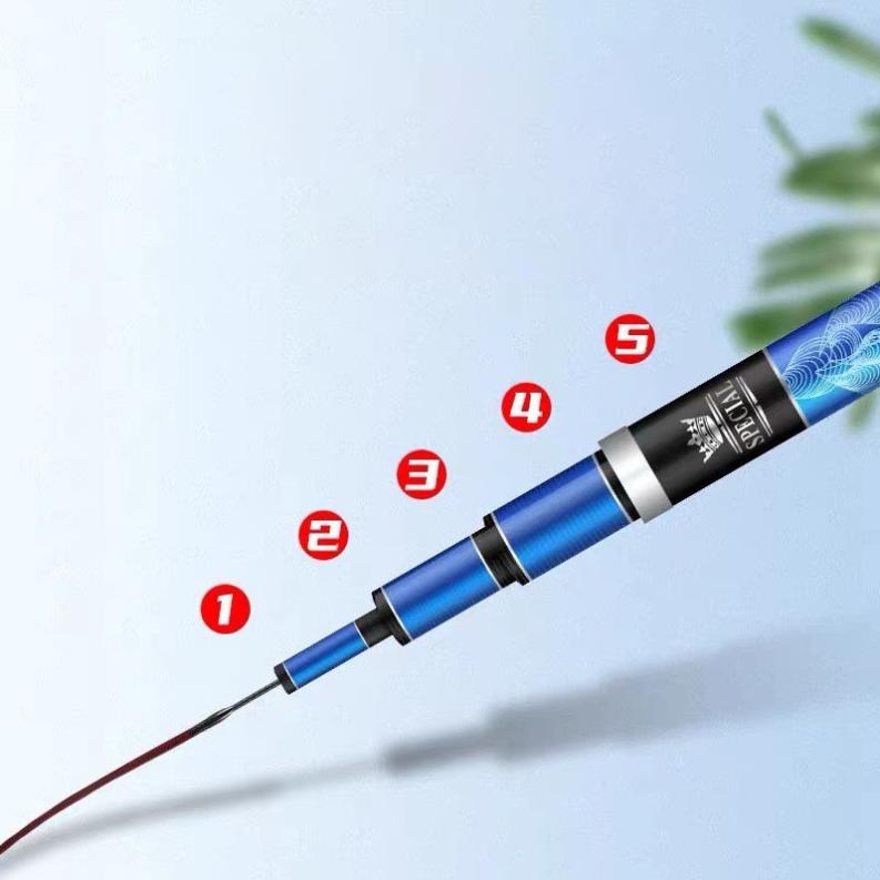 Cần câu tay Thần Long 6H phân bổ lực 19 chất liệu carbon phôi dày CD33 _ Đồ câu Phía bắc